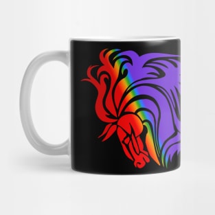 Rainbow Horse Mug